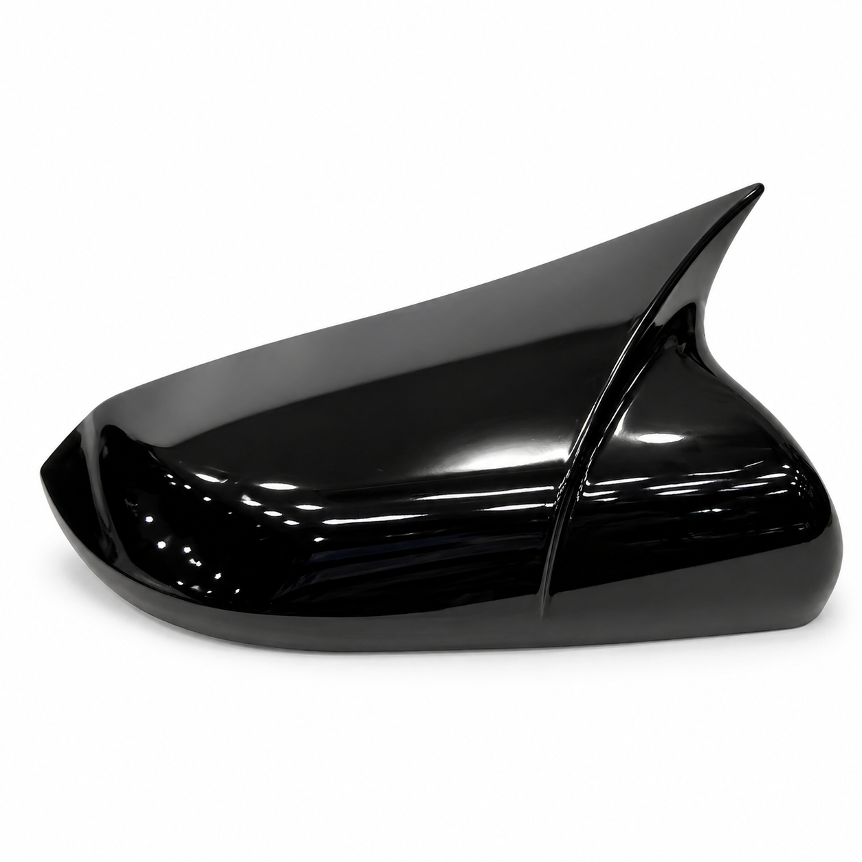 Honda Civic 2016–2021 Glossy Black Batman Style Side Mirror Covers