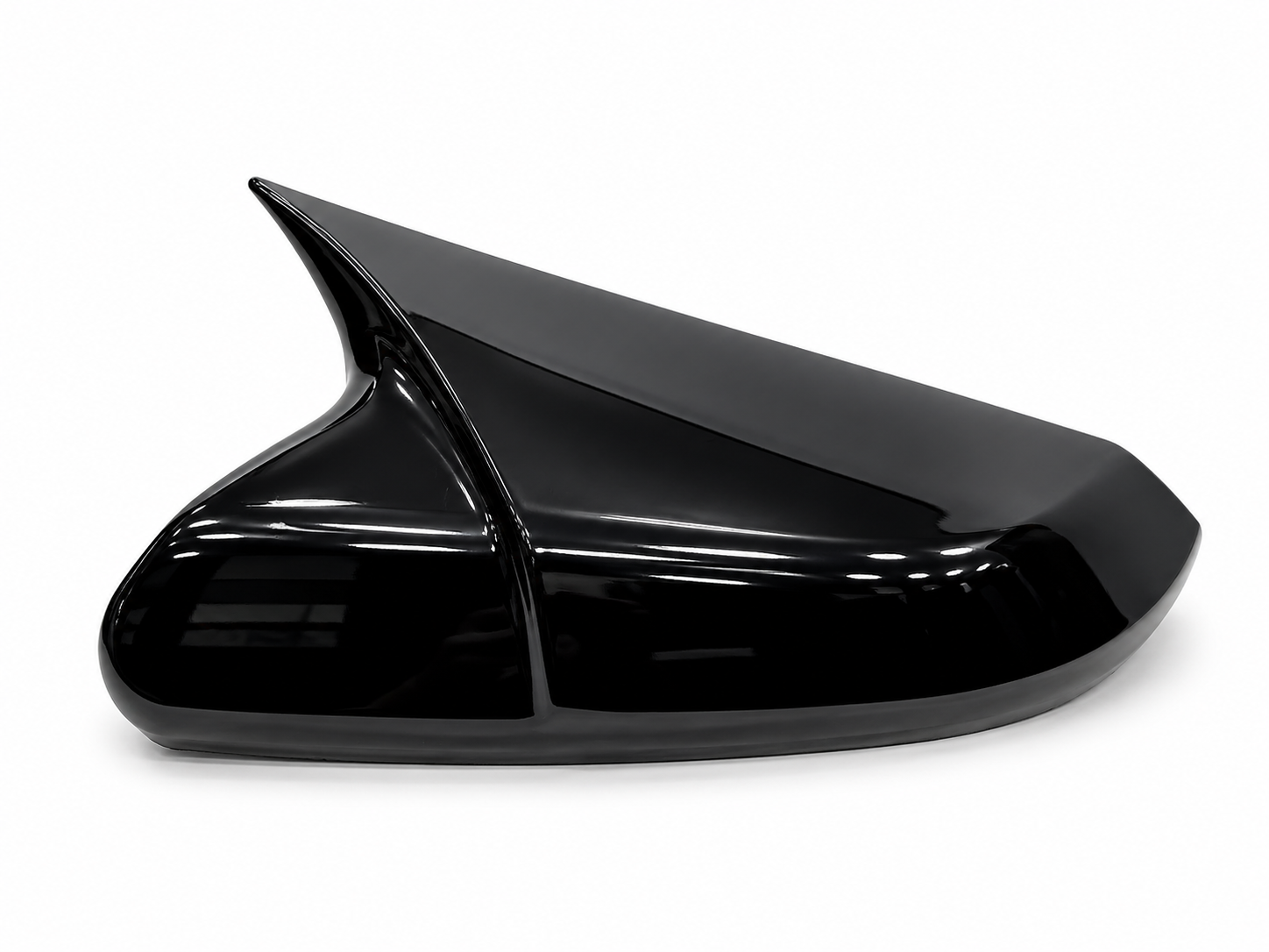 Honda Civic 2016–2021 Glossy Black Batman Style Side Mirror Covers
