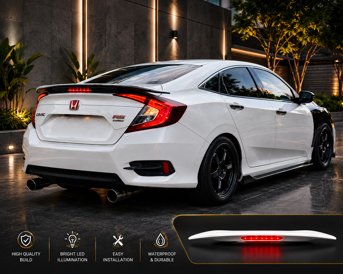 Honda Civic 2016-2021  RS Trunk Spoiler ABS Plastic