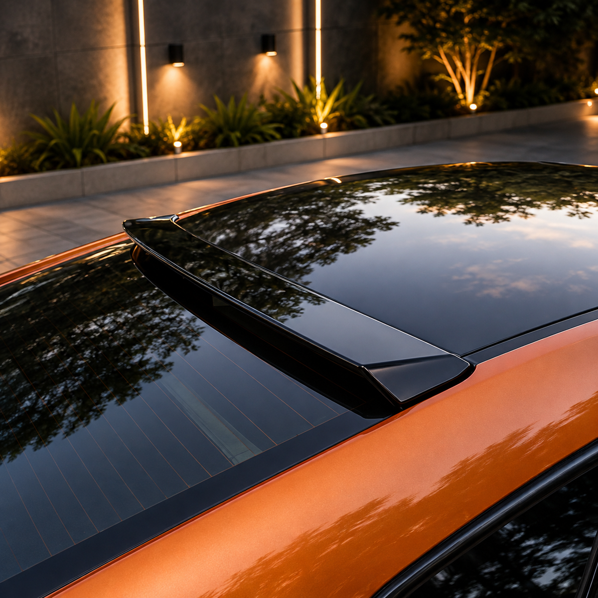 Honda Civic X 2016-2021  Roof Spoiler  ABS Plastic