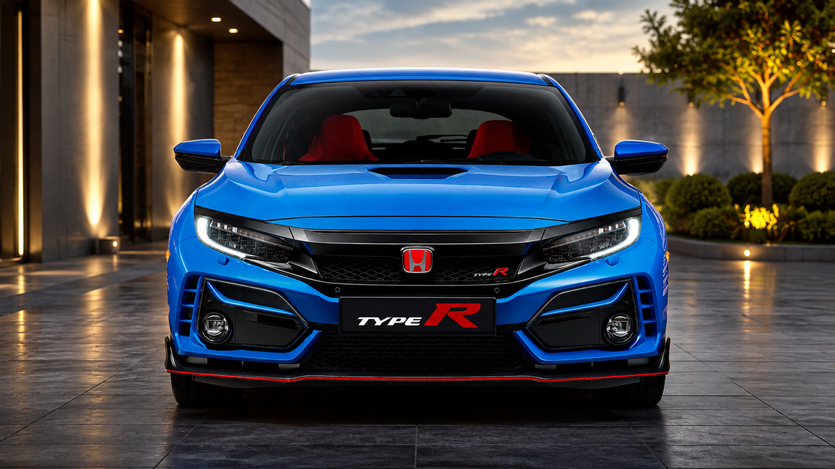 Honda Civic 2016-2021 Piano Black Type R Style Front Grill