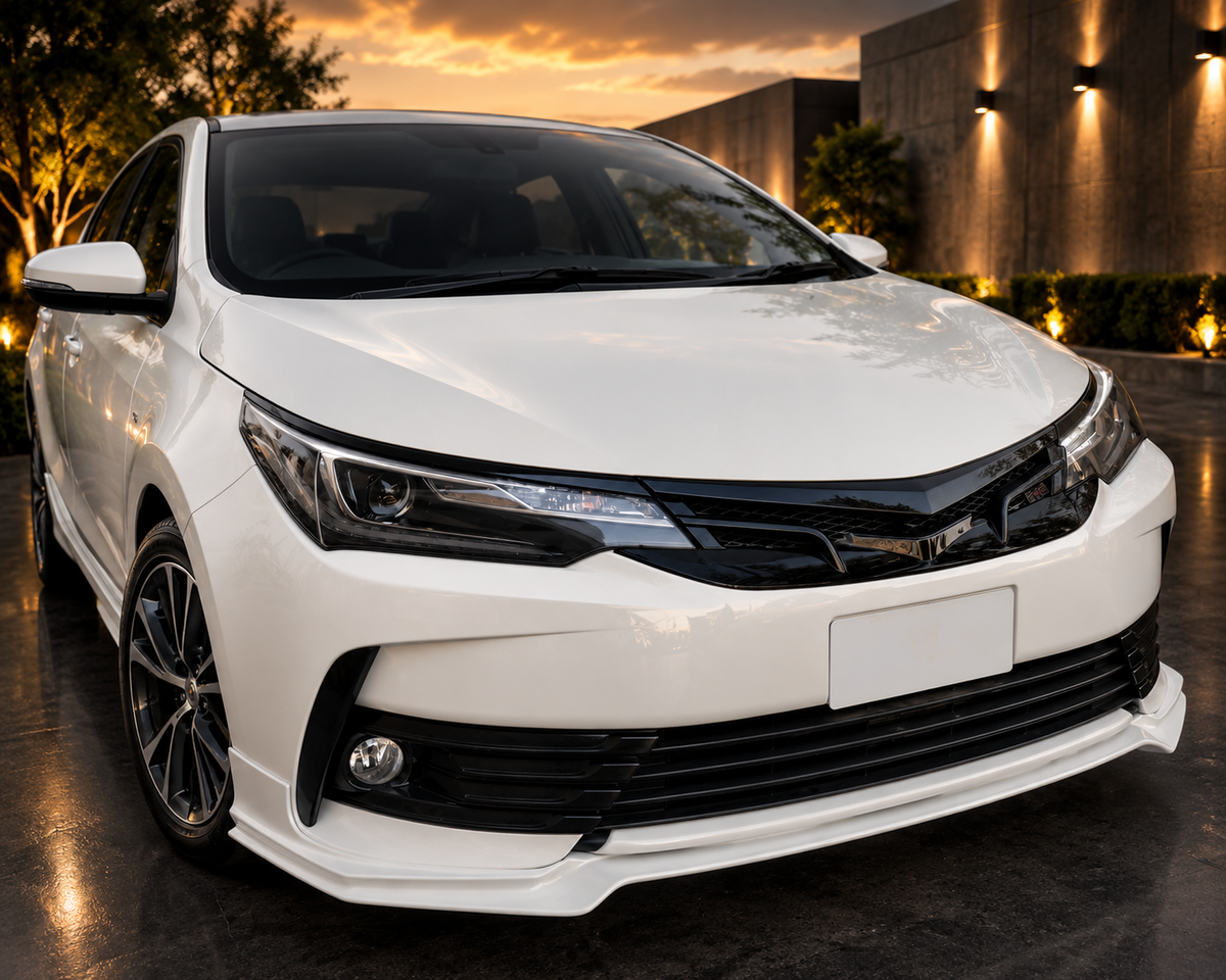 Toyota Corolla 2018 Piano Black TRD Style Front Grill