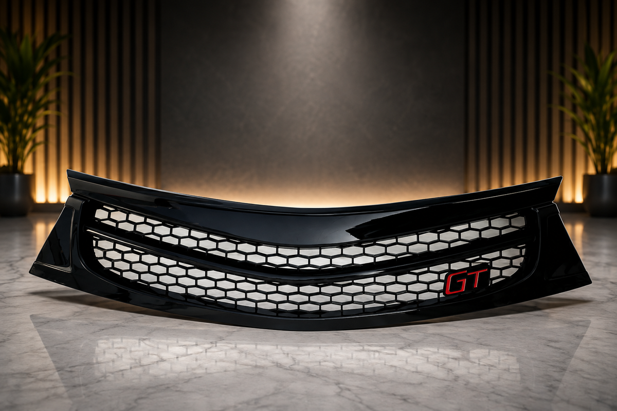 Toyota Corolla 2015 Piano Black GT Style Front Grill