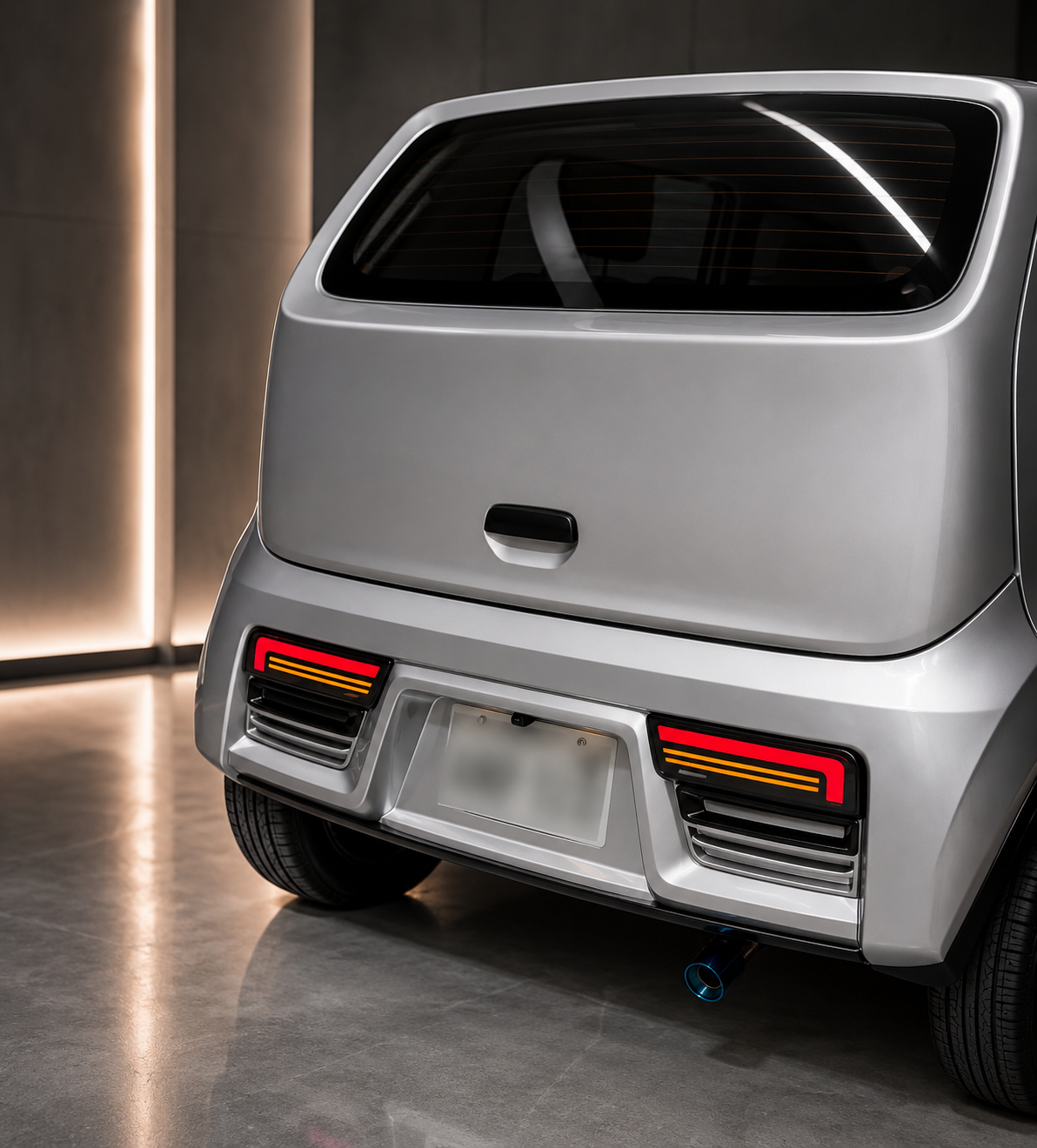 Suzuki Alto 2018-2026 RS Style Back Bumper – Premium ABS Plastic