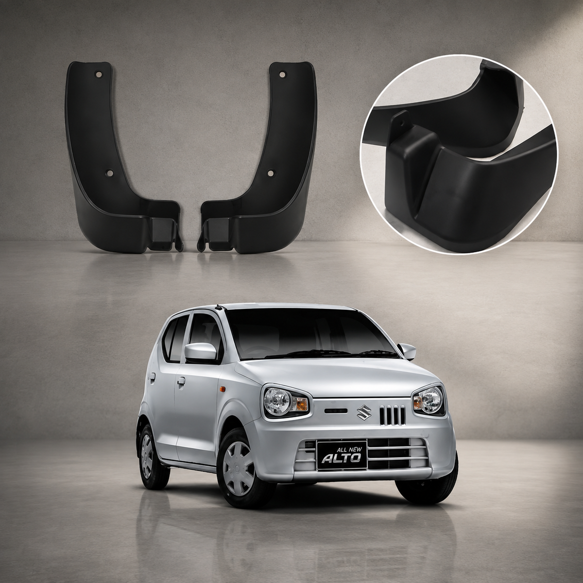 Suzuki Alto 2018-2026 Mud Flap 2pc Front 