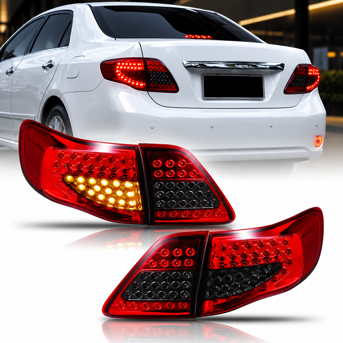 Toyota Corolla 2009-2011 Led Tail Lamps