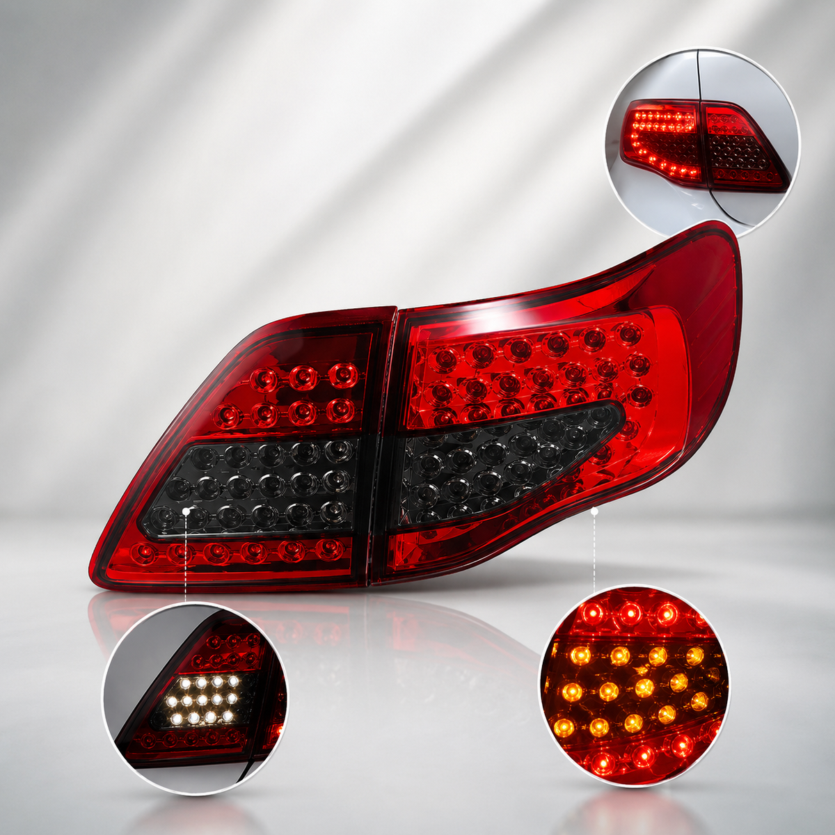 Toyota Corolla 2009-2011 Led Tail Lamps