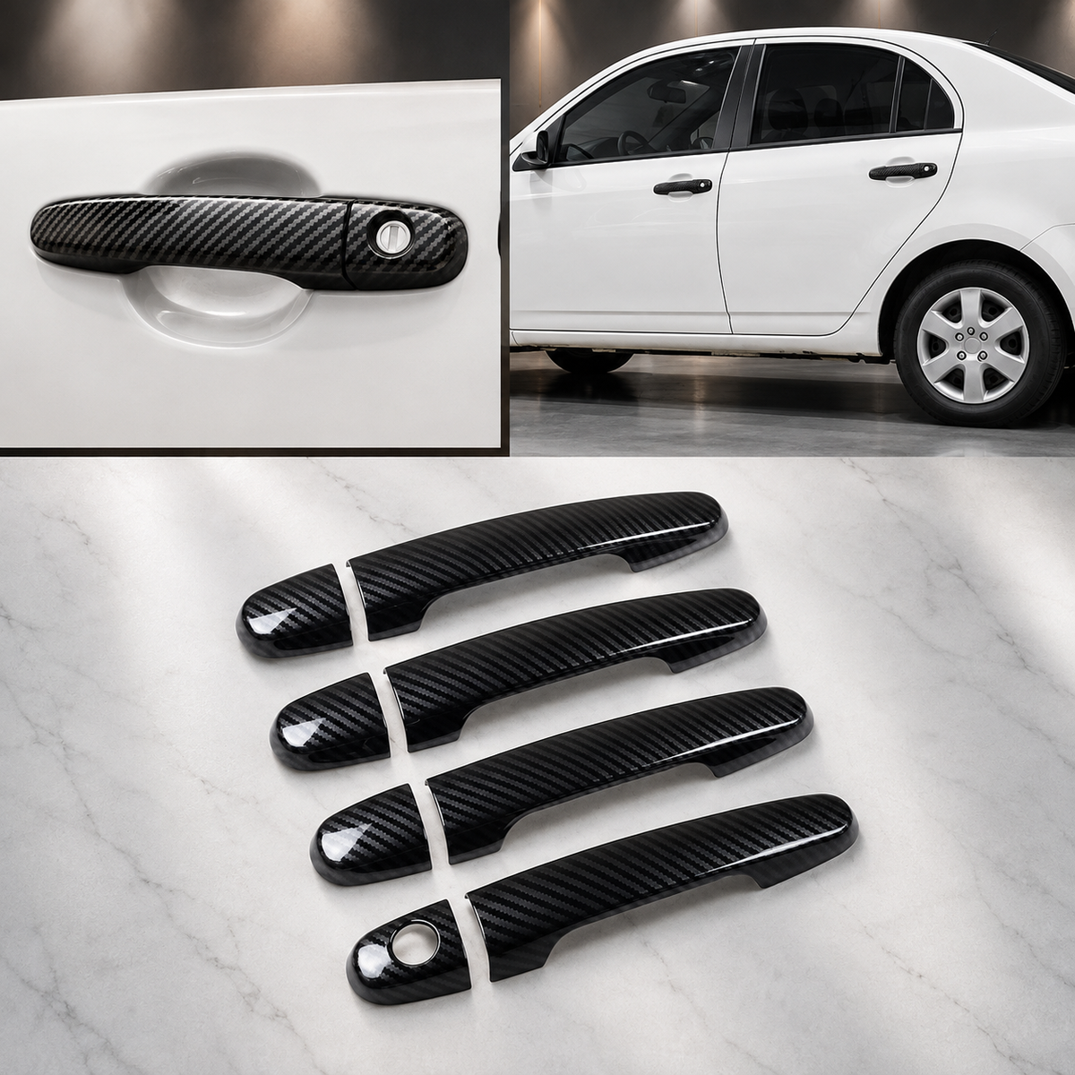 Toyota Corolla 2008-2011 Carbon Fiber Door Handles