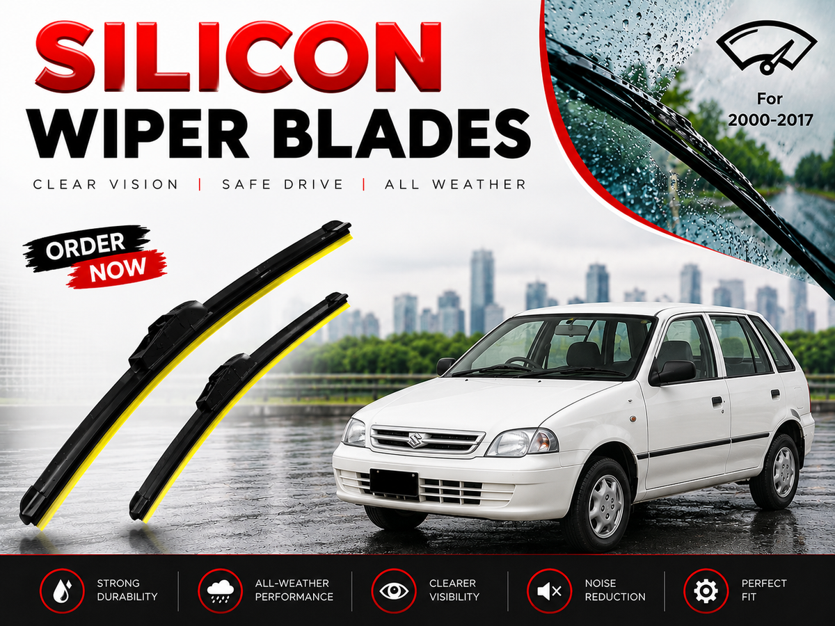 Sukuki Cultus 2000-2017 Silicon Wiper Blade Complete Set