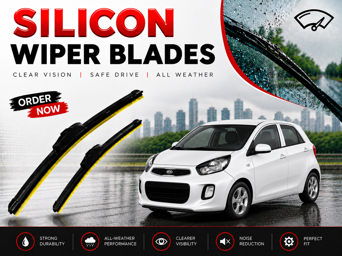 Kia Picanto Silicon Wiper Blade Complete Set