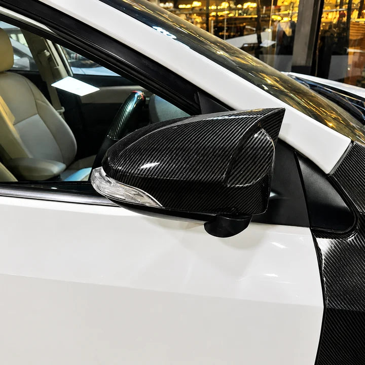 Toyota Corolla 2018-2020 Batman Style Carbon Fiber Side Mirror Covers