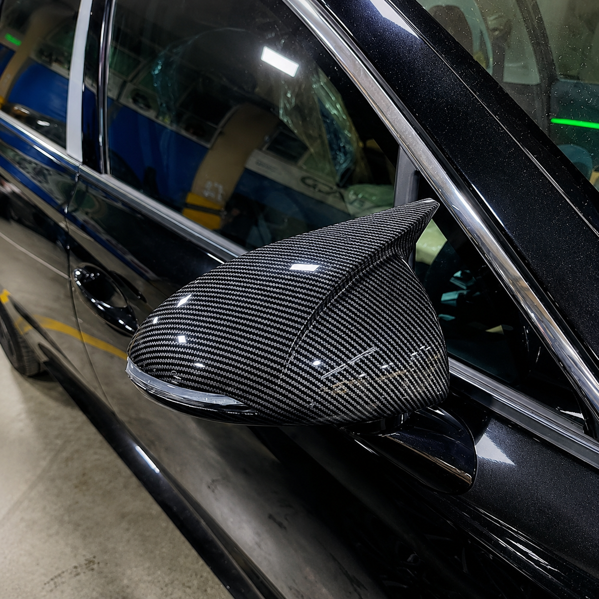 Hyundai Sonata Side Mirror Batman Carbon Covers
