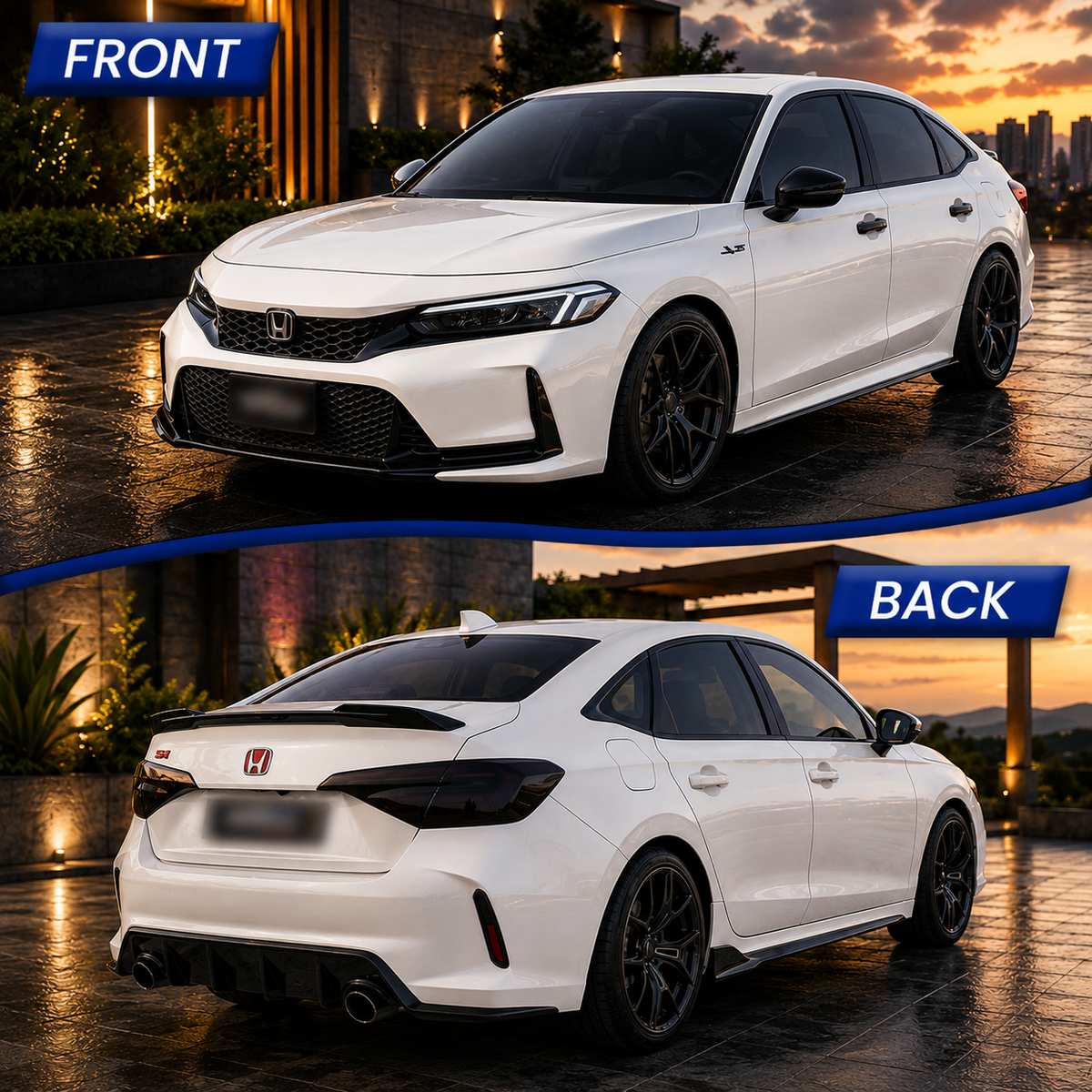 Honda Civic 2021-2026 Type R Body Kit V1  ABS Plastic