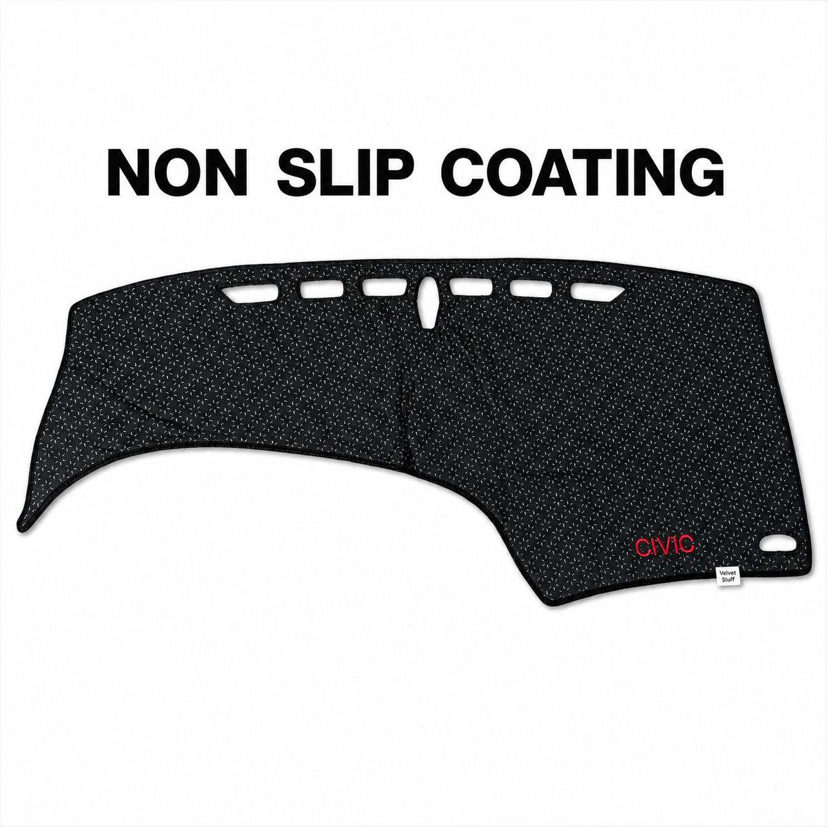 Honda Civic Rebirth 2012–2015 Dashboard Mat Velvet Non-Slip Dash Cover – Custom Fit Sun Protection