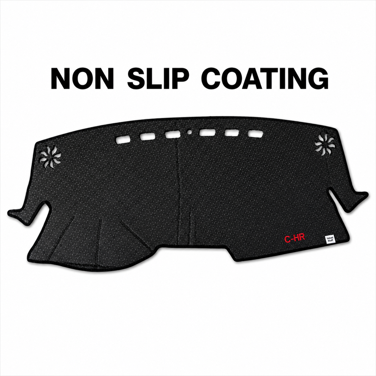 Toyota C-HR 2016–2025 Dashboard Mat Velvet Non-Slip Dash Cover – Custom Fit Sun Protection