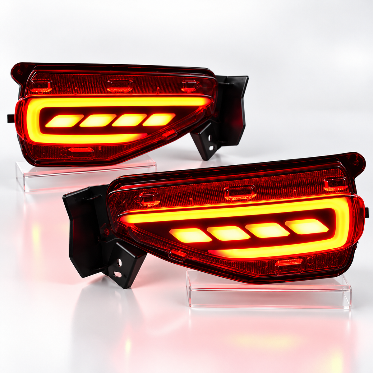Toyota Fortuner GR 2021–2026 Rear Bumper LED Lights – Tail Reflector Lamps