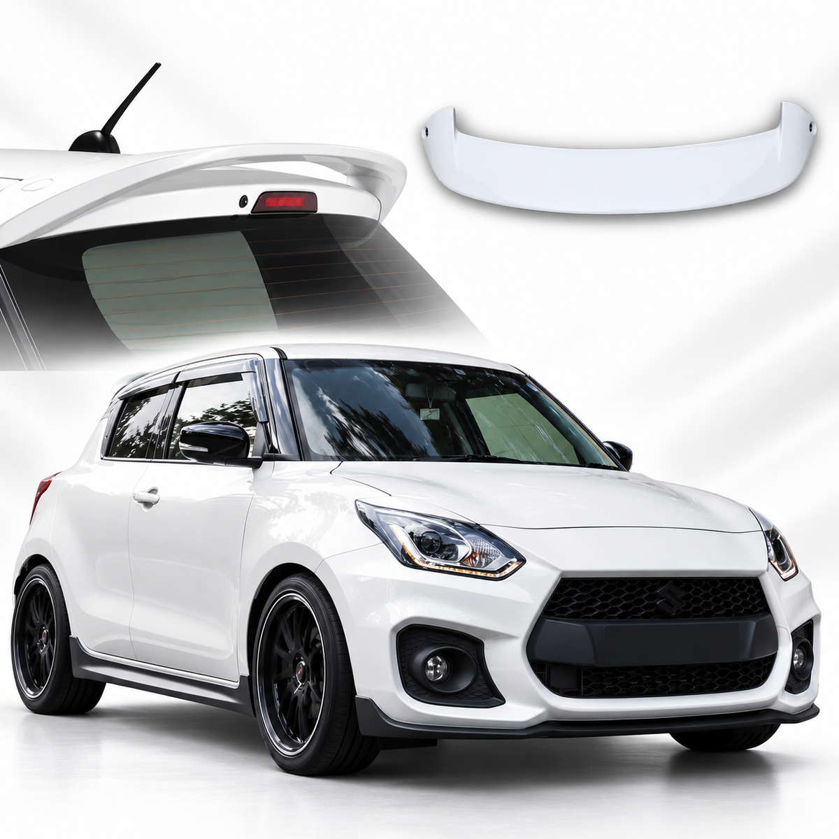 Sukuki Swift 2018-2026 Trunk Spoiler OEM Style ABS Plastic