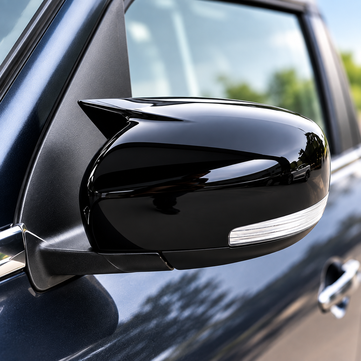 Sukuki Swift 2018-2026 Piano black Batman Mirror Cover
