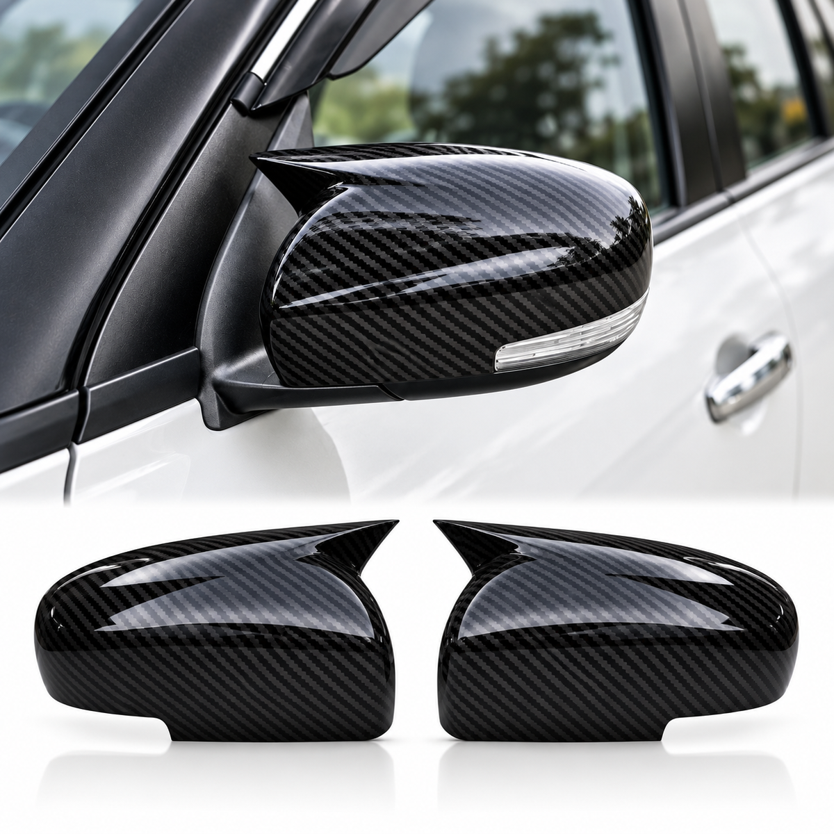 Sukuki Swift 2018-2026 Carbon Batman Mirror Cover