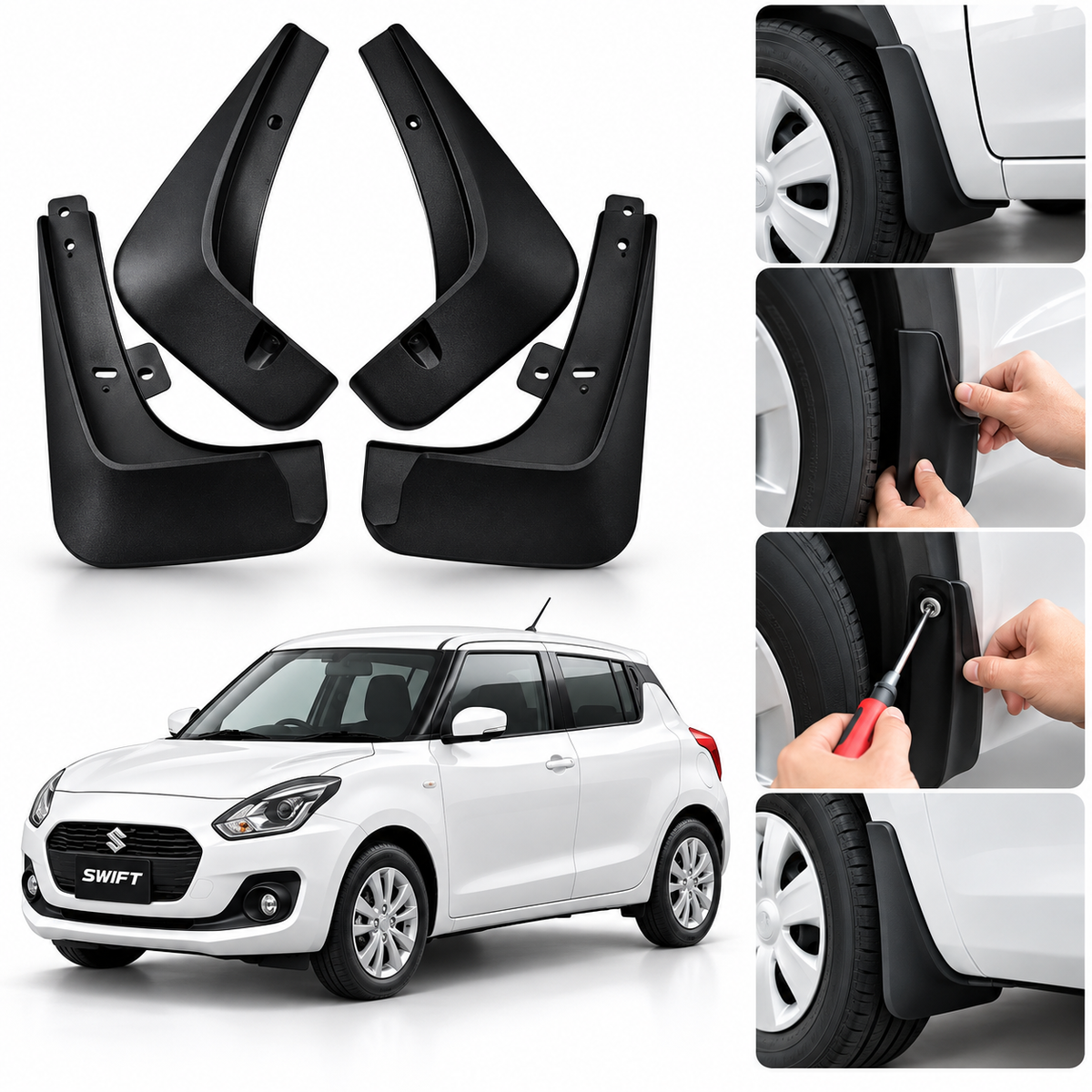 Sukuki Swift 2018-2026 Mud Flaps