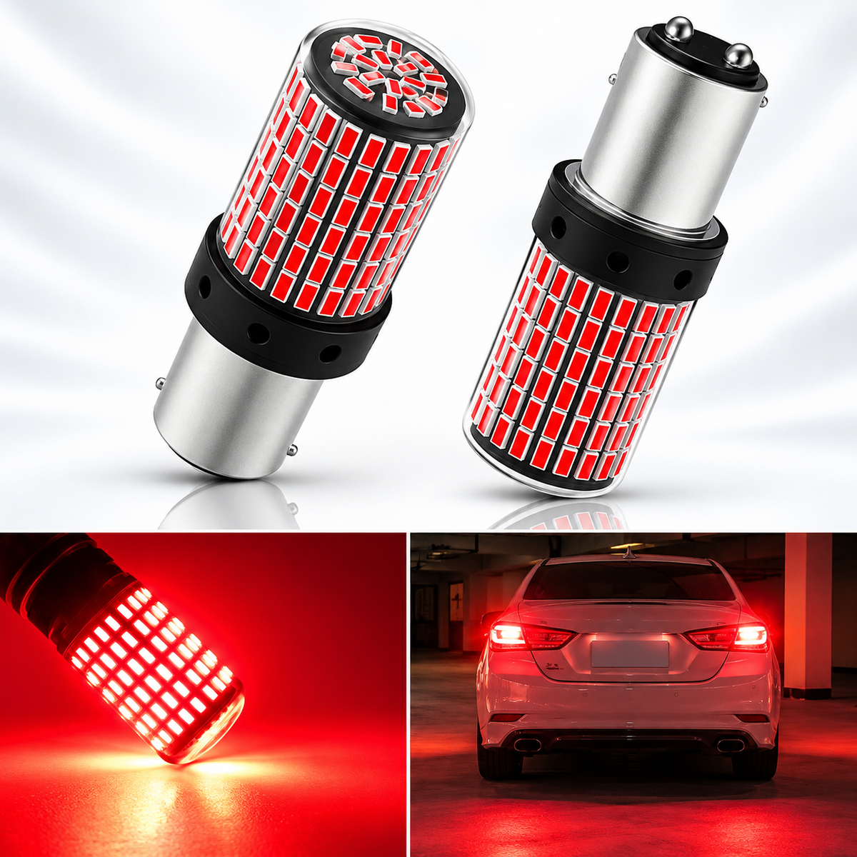 Car Breake Lights Bulbs - Car Tail Lamps Bulbs - Car Back Lights Bulbs /Red - Pin