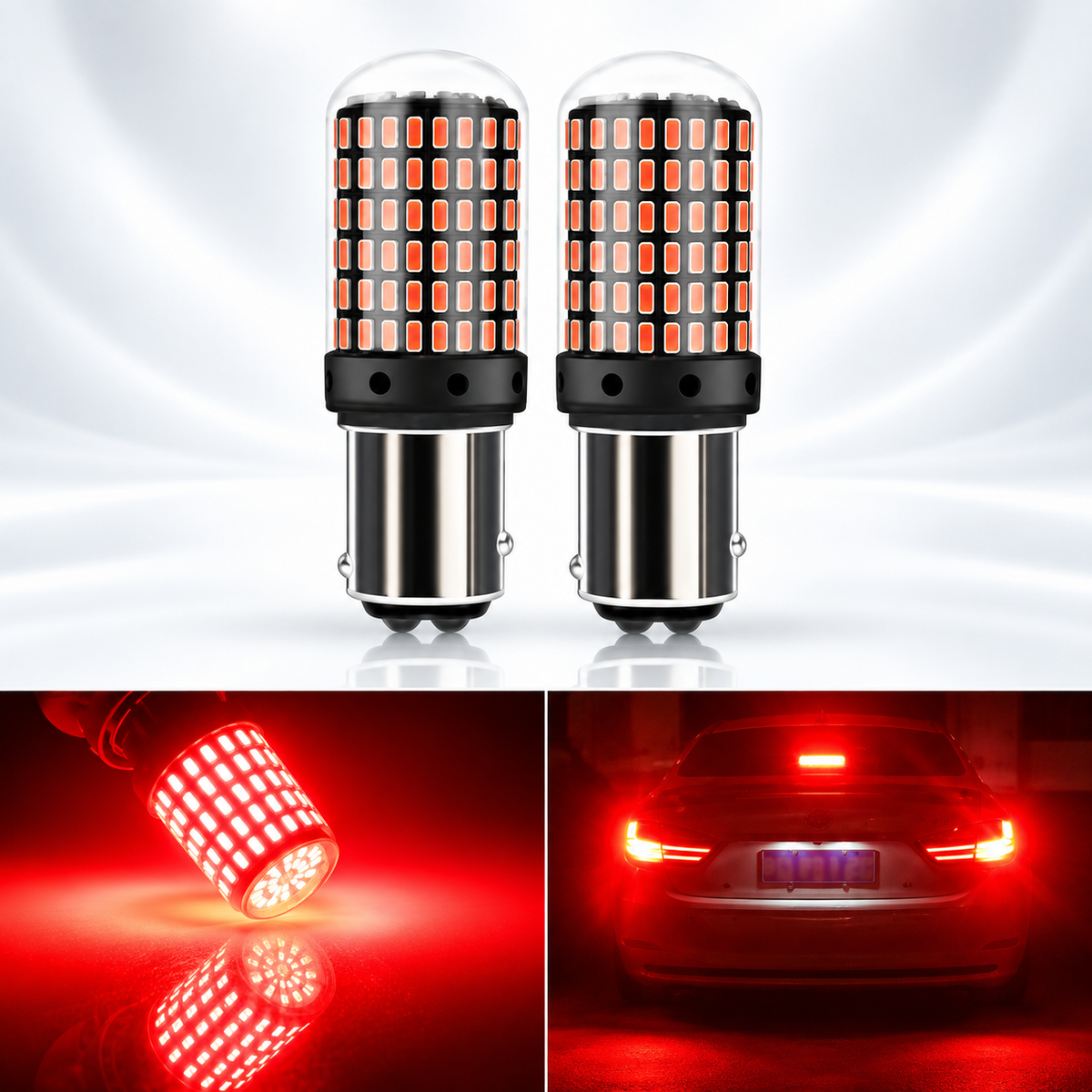 Car Breake Lights Bulbs - Car Tail Lamps Bulbs - Car Back Lights Bulbs /Red - Pin