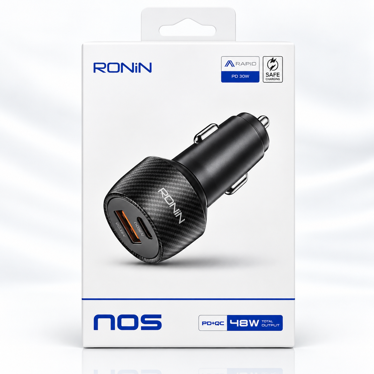 Nos | R-2505 Car Charger 48 Watt Car Charger | PD & QC | Multi Device Charging