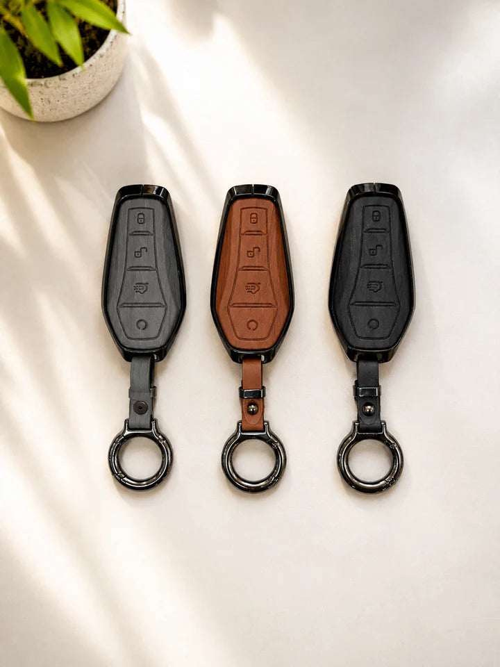BYD SHARK Metal Leather Key Cover - Remote Cover