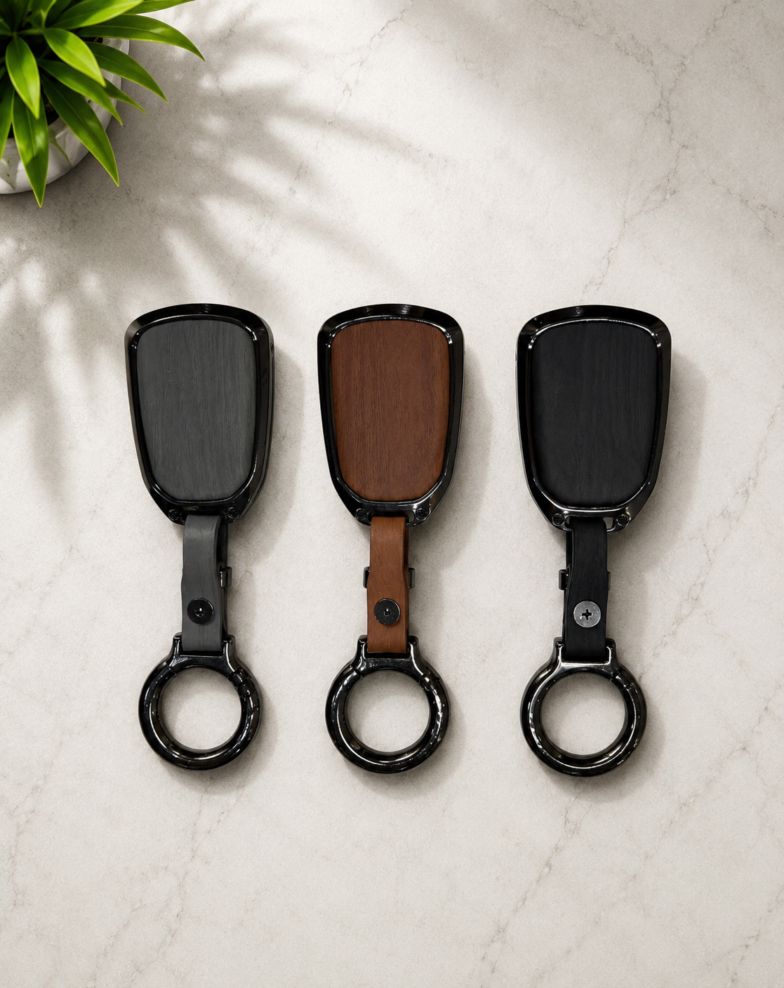 Honda City 2022-2026 Metal Leather Key Cover