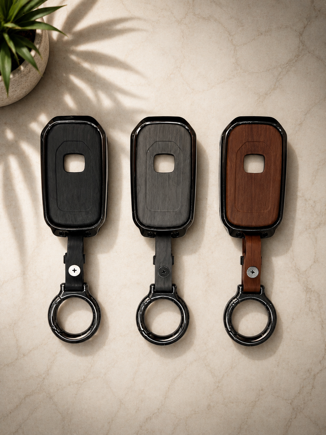 Honda Civic Reberth 2012-2015 Metal Leather Key Cover/Key Case/Remote Cover