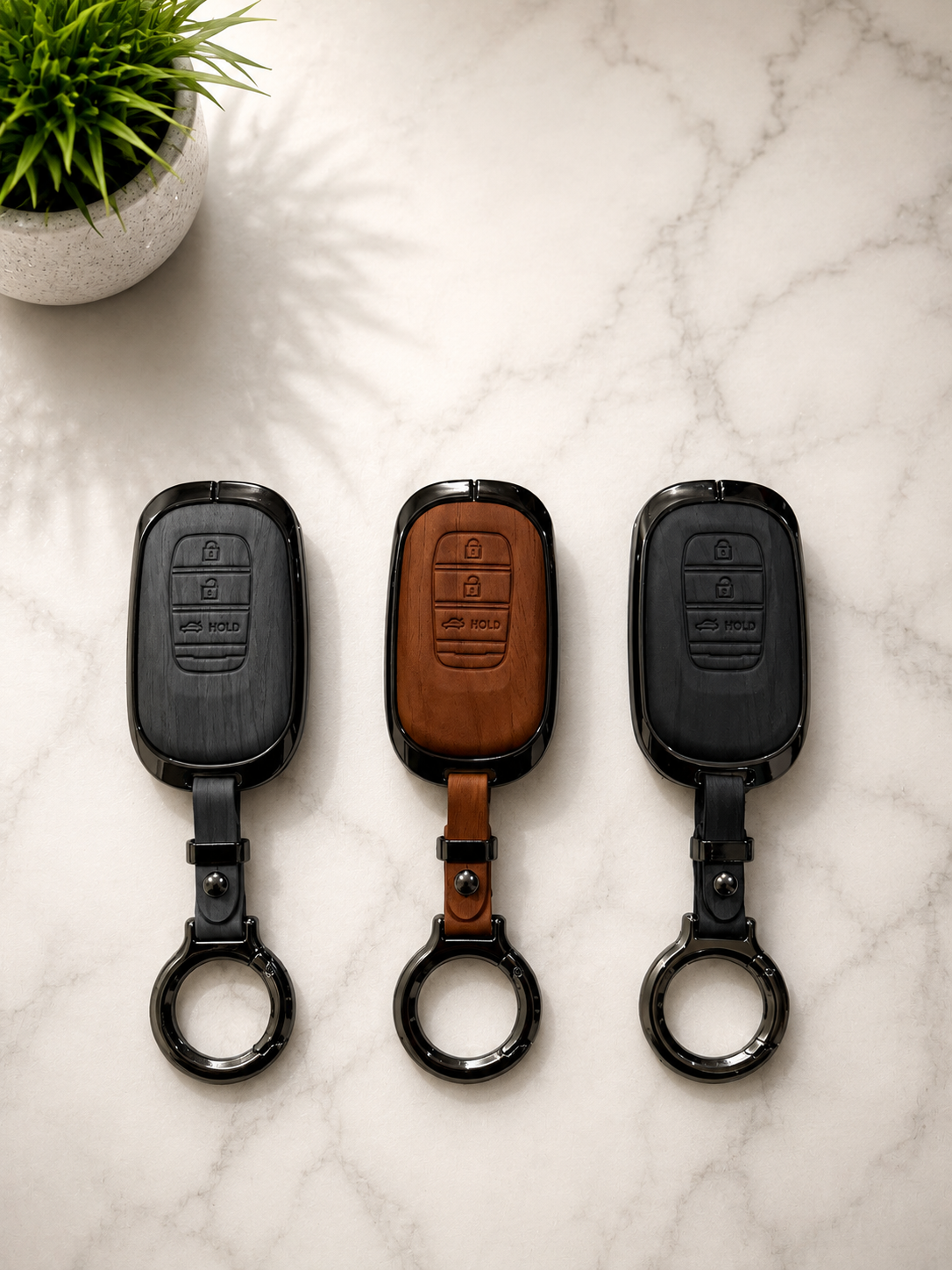 Honda Civic 2022-2026 Metal Leather Key Cover/Key Case/Remote Cover