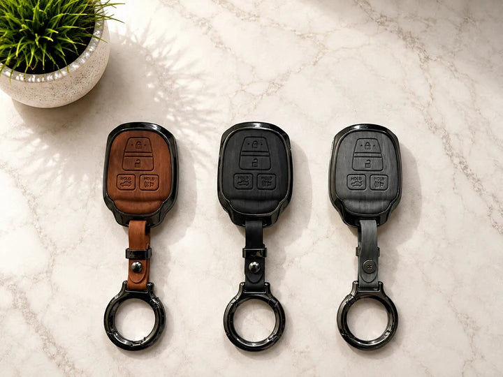 Toyota Corolla 2003-2007 Metal Leather Key Cover/Key Case/Remote Cover