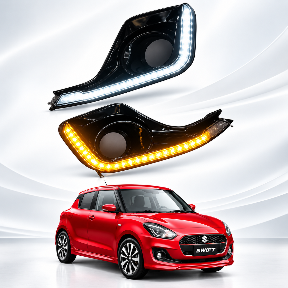 Suzuki Swift 2018-2026 Front DRL Fog Lamp Cover