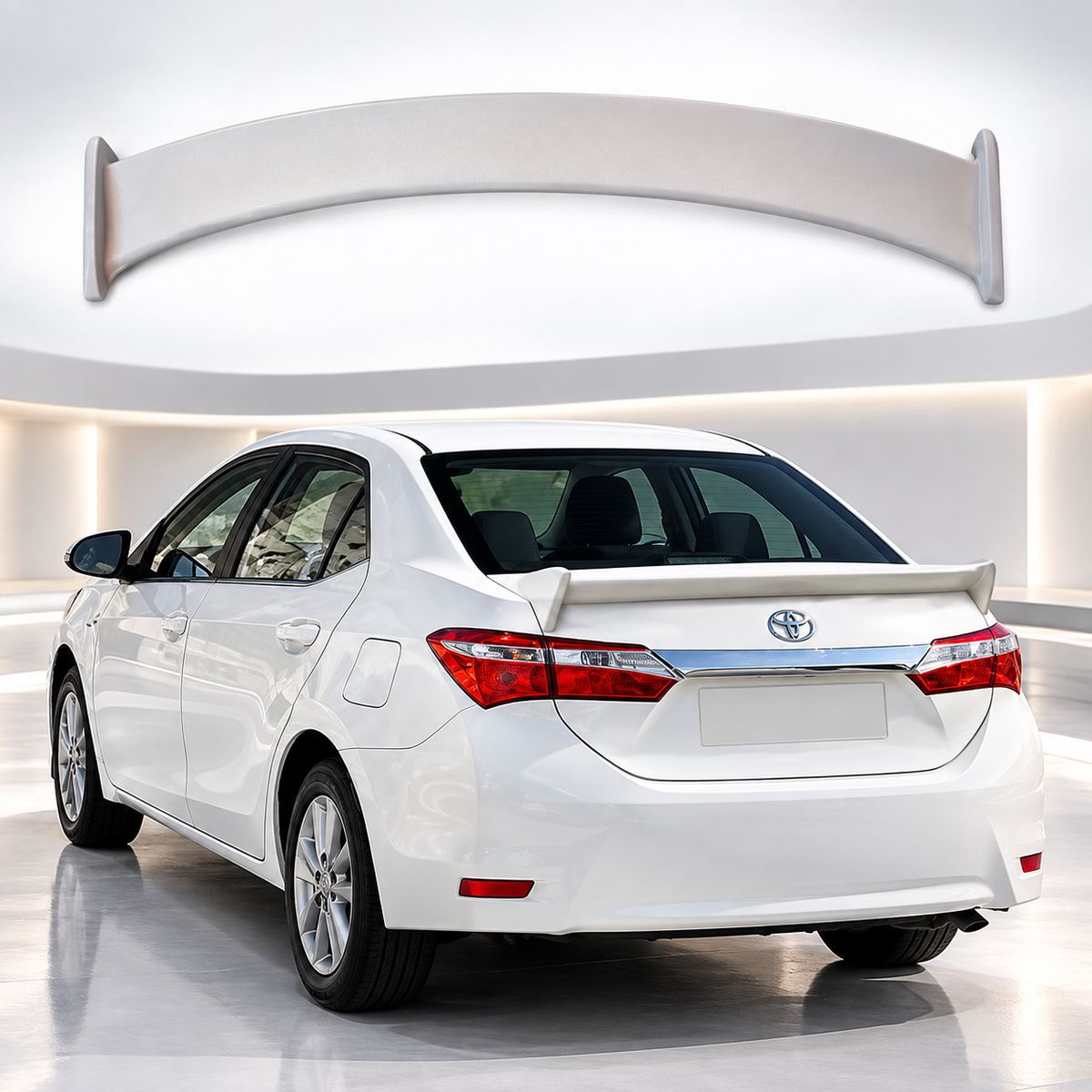 Toyota Corolla 2015-2017 Trunk Spoiler TRD Style - Diggi Spoiler TRD ABS Plastic