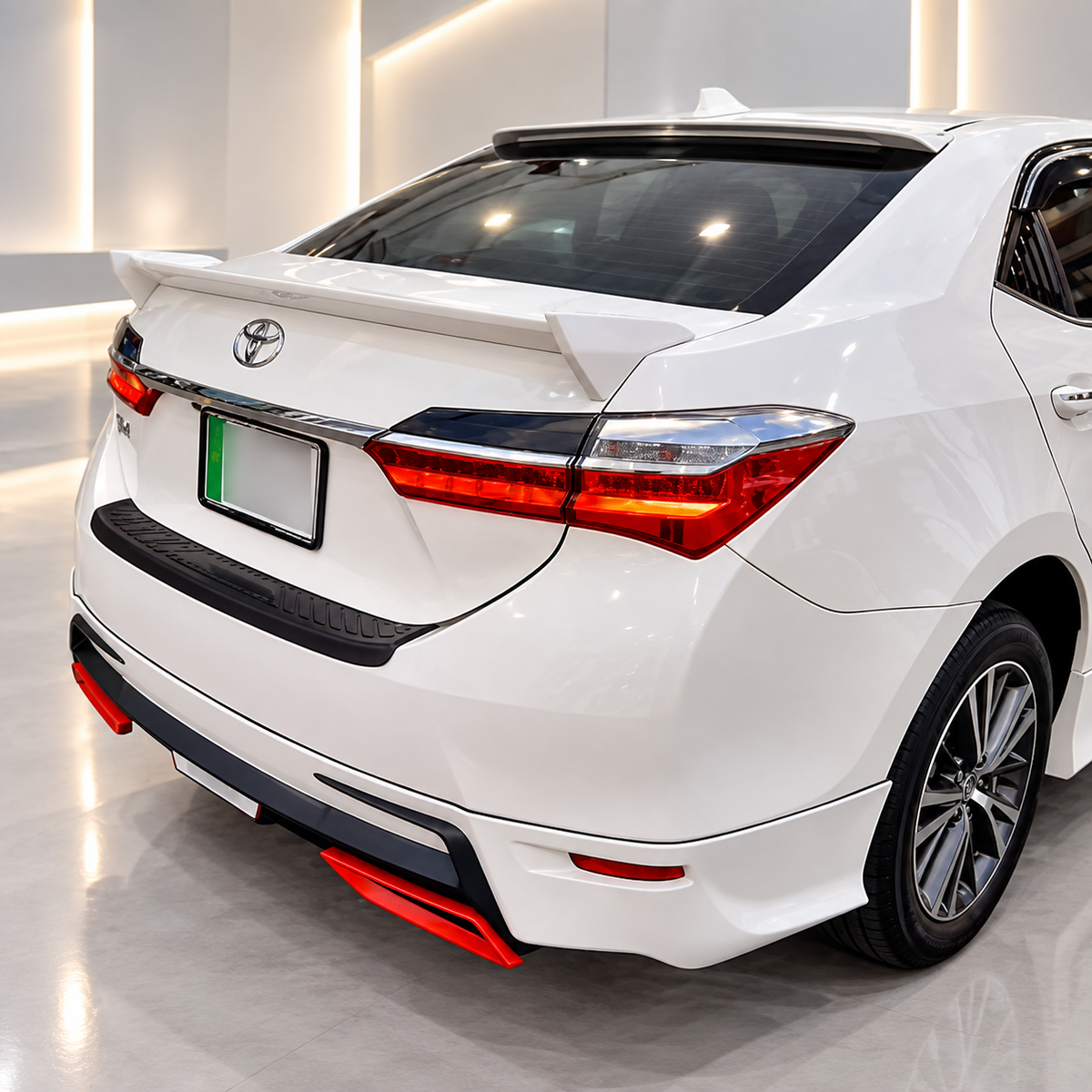 Toyota Corolla 2018-2020 Trunk Spoiler TRD Style - Diggi Spoiler TRD ABS Plastic