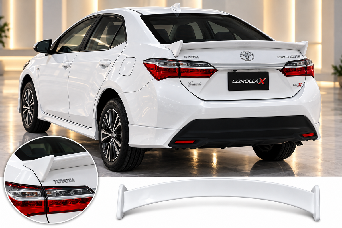 Toyota Corolla 2021-2026 Trunk Spoiler TRD Style - Diggi Spoiler TRD ABS Plastic