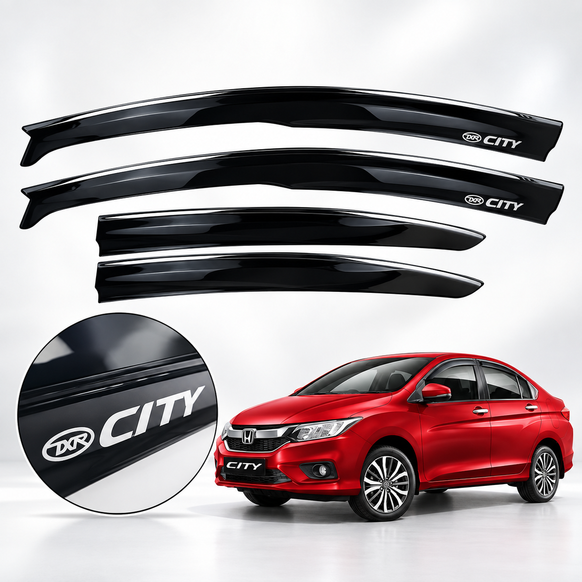 Honda City 2022-2026 TXR Air Press With Chrome Sun Visor