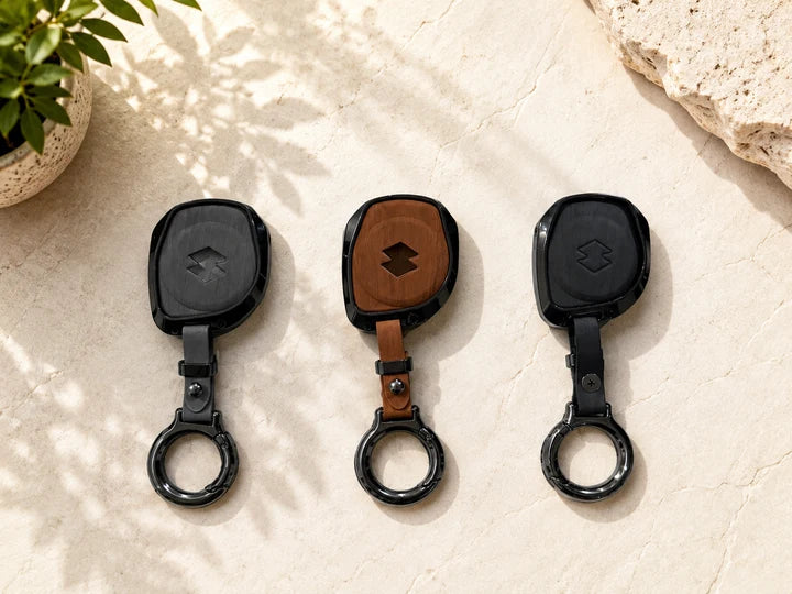 Sukuki Liana Metal Leather Key Cover/Key Case/Remote Cover