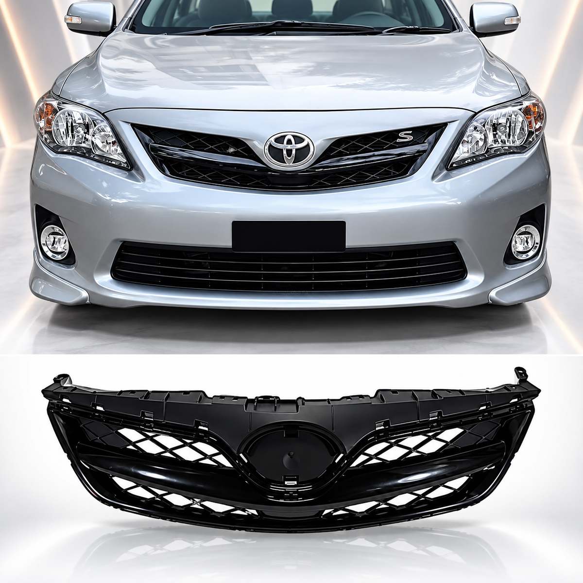 Toyota Corolla 2012-2014  Front Grill - Canadian Style