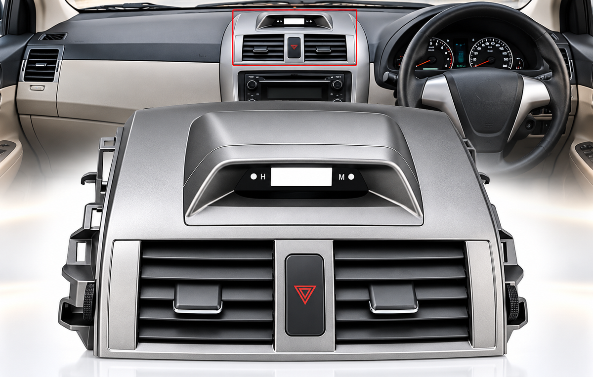 Toyota Corolla 2012-2014 Dasboard Clock Pad