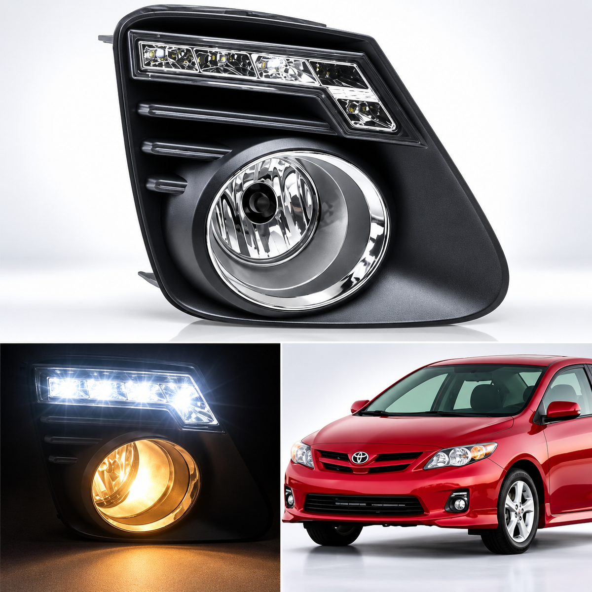 Toyota Corolla 2012-2014 DRL Fog Lamp Cover