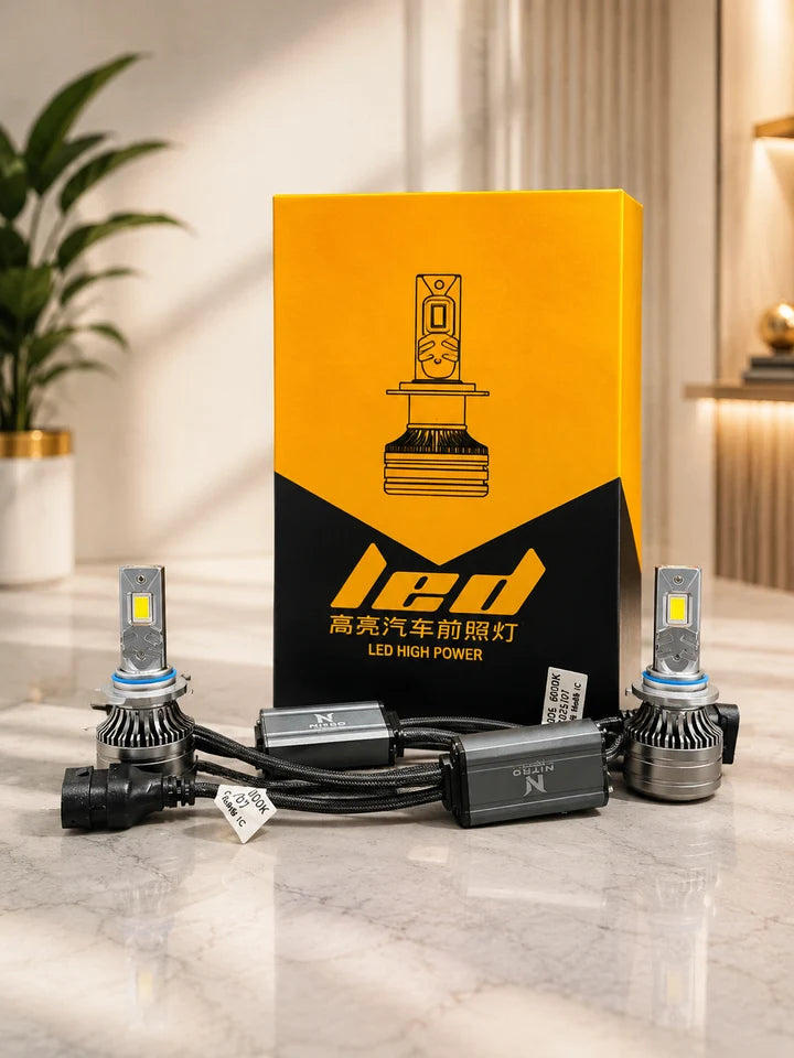 Toyota Fortuner 2012-2015 Nitro 1000W LED Headlight High Beem Bulbs 9005 Ultra Bright Car Lighting Upgrade
