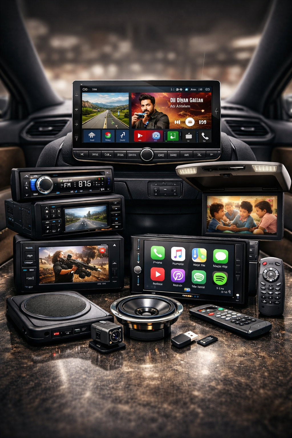 Nakamichi NAM5260 Series HD Android Car Multimedia Receiver