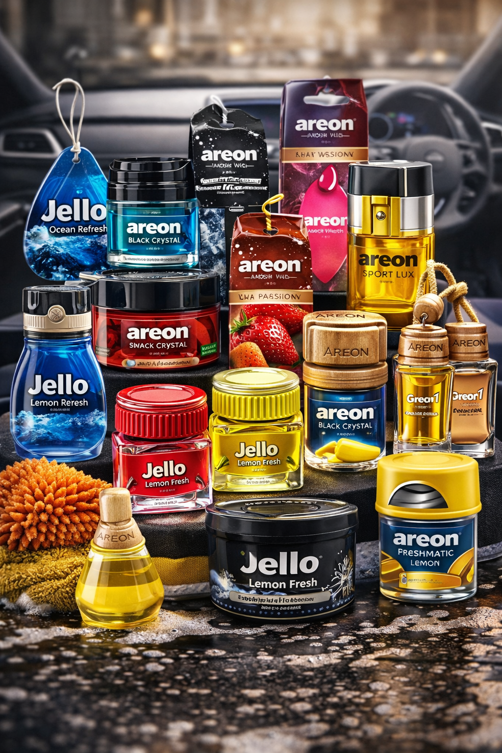 Jello Gel Air Freshener – lavender