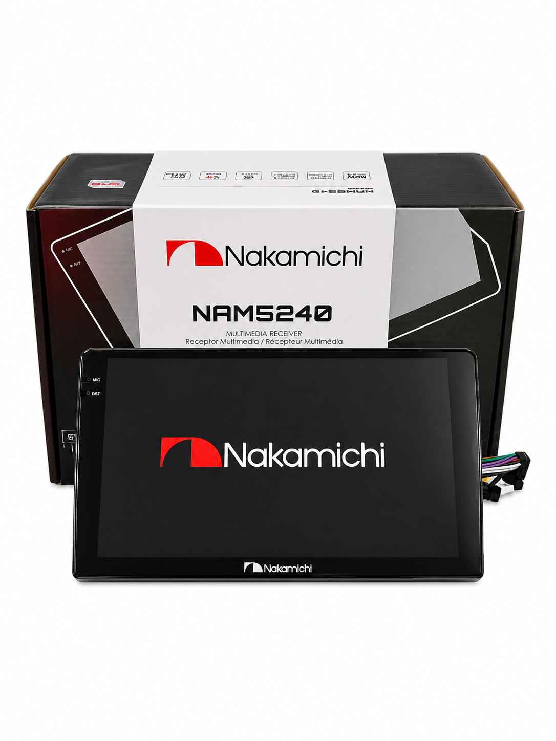 Nakamichi 5240 9 Inch Android Car Panel | 2GB RAM 64GB ROM Smart Multimedia System with GPS & Bluetooth