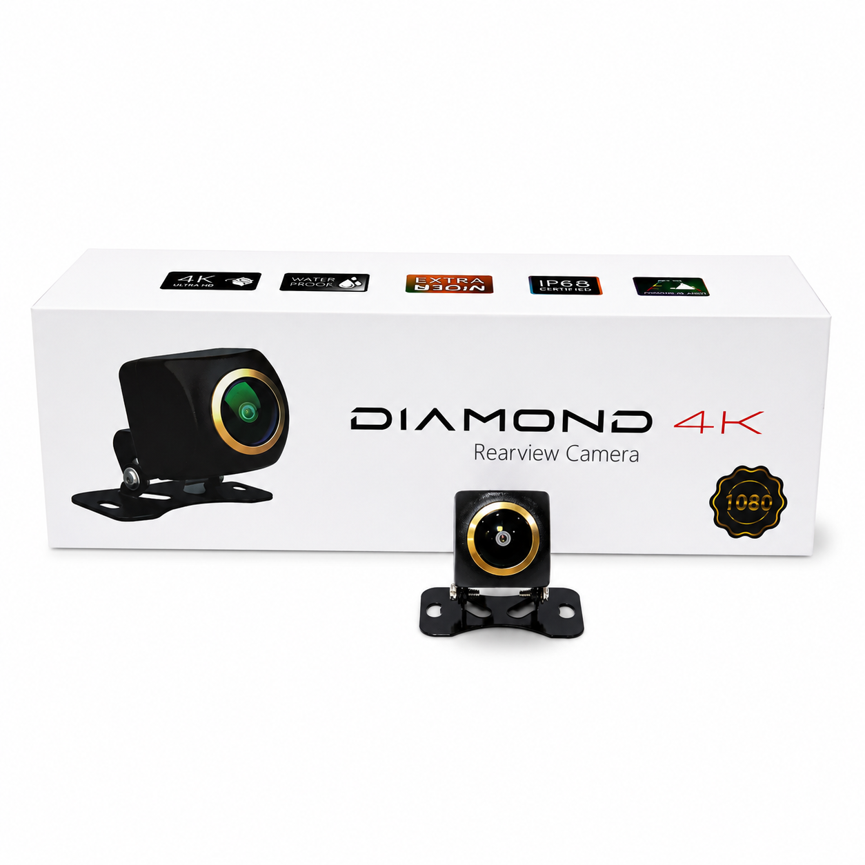 Diamond 4K FHD Universal Car Reverse Camera – Waterproof Parking Assist Camera
