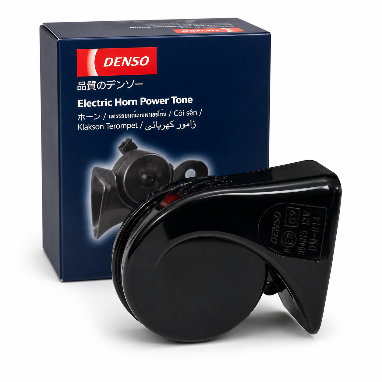 Denso Car Horn Set – Made in Indonesia | Premium High & Low Tone Universal Horn
