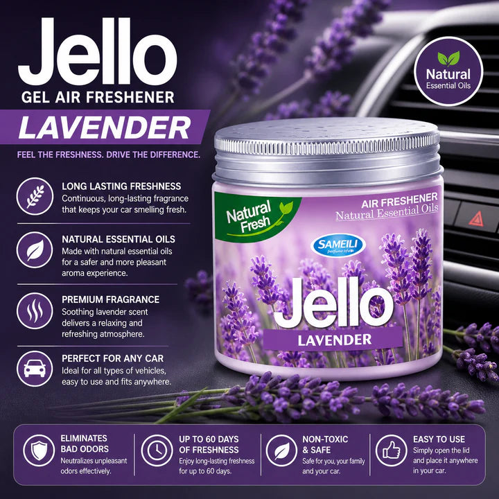 Jello Gel Air Freshener – Black Ice