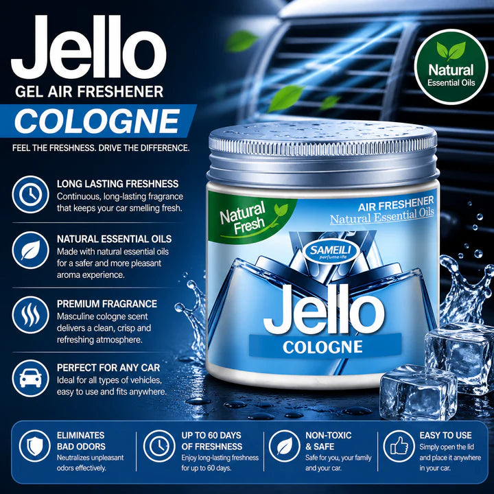 Jello Gel Air Freshener – Black Ice