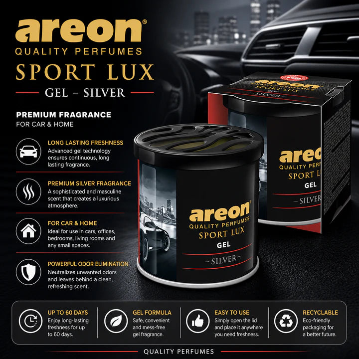 Areon Gel Apple & Cinnamon Car & Home Air Freshener